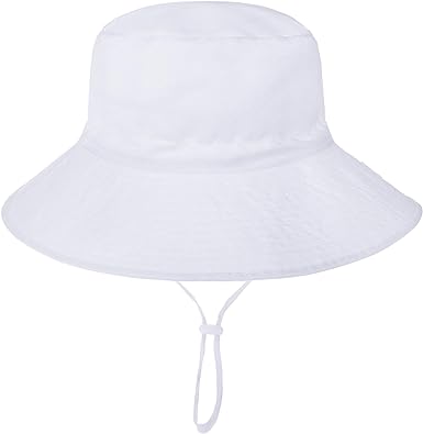 Photo 1 of Baby Sun Hat for Boy Girl Toddler Summer Bucket Hats Kids UPF 50 Sun Protection Beach Hat