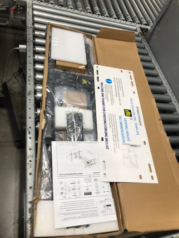 Photo 1 of TV Wall Mount with 43" Long Arm for Most 37-90inch TVs,Full Motion TV Mount with Dual Articulating Arms,Tilt Swivel TV Bracket Holds 154lbs,Fit 16-24" Wood Studs Max VESA600x400MM by FORGING MOUNT