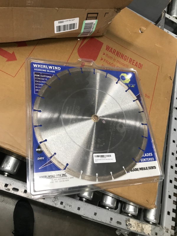 Photo 2 of 14 Concrete Saw Blade, Dry or Wet timeriver 14 Inch Diamond Blade Concrete, Hot Pressing Process, High Durability, 14 Masonry Blade for Cutting Masonry, Retaining Wall, Granite, Marble, Concrete.…