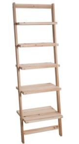 Photo 1 of 5-Tier Ladder Wood Storage Shelf by Lavish Home
