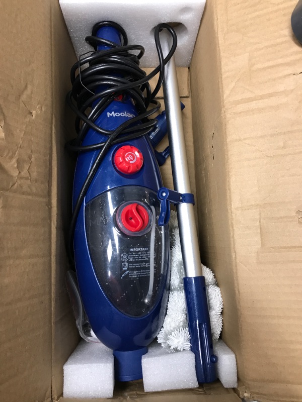 Photo 1 of 
Moolan Steam Mop for Hardwood Floors,12 in 1 Floor Steamer,Multipurpose Steam Cleaner for Floors,Detachable Steam Mop for Tile Floors with Grout
Color:Blue