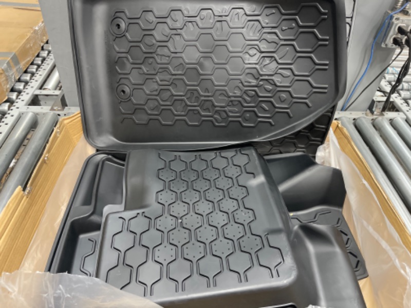 Photo 1 of KIWI MASTER Floor Mats & Cargo Liners Set Compatible for 2015-2023 Jeep Renegade Accessories Front Rear Trunk All Weather Slush Mat Liner Black Floor&Cargo Mats for 2015-2023 Jeep Renegade