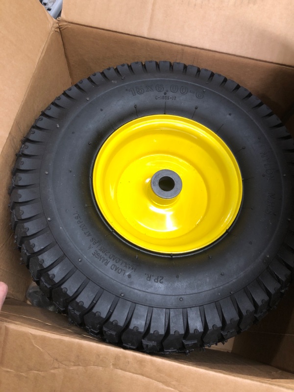 Photo 1 of 15x6.00-6 - Lawn Mower Tire