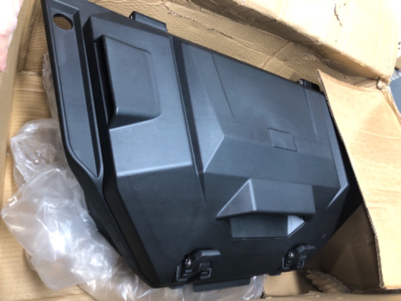 Photo 2 of A & UTV PRO 60 QT Forward Cargo Box Compatible with 2022 2023 Polaris RZR PRO R / Pro R 4, Rear Storage Bin Bed Tool Box Accessories, Waterproof Dust Resistant, Replace OEM # 2884235