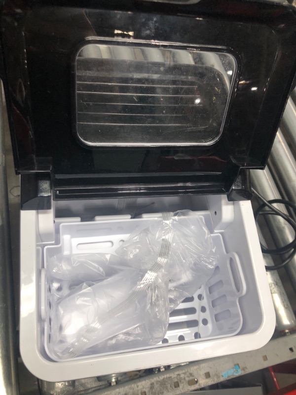 Photo 3 of **NON REFUNDABLE NO RETURNS SOLD AS IS**
**PARTS ONLY**Igloo Automatic Ice Maker, Self- Cleaning, Countertop Size, 26 Pounds in 24 Hours, 9 Large or Small Ice Cubes in 7 Minutes, LED Control Panel, Scoop Included, Perfect for Water Bottles, Mixed Drinks B