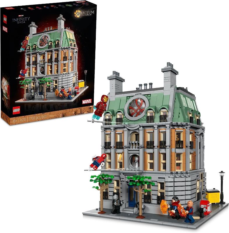 Photo 1 of ***Parts Only***LEGO Marvel Sanctum Sanctorum 76218, 3-Story Modular Building Set, Avengers Movie Collectible, 9 Minifigures Including Doctor Strange, Wong, Spider-Man, Iron Man and The Scarlet Witch