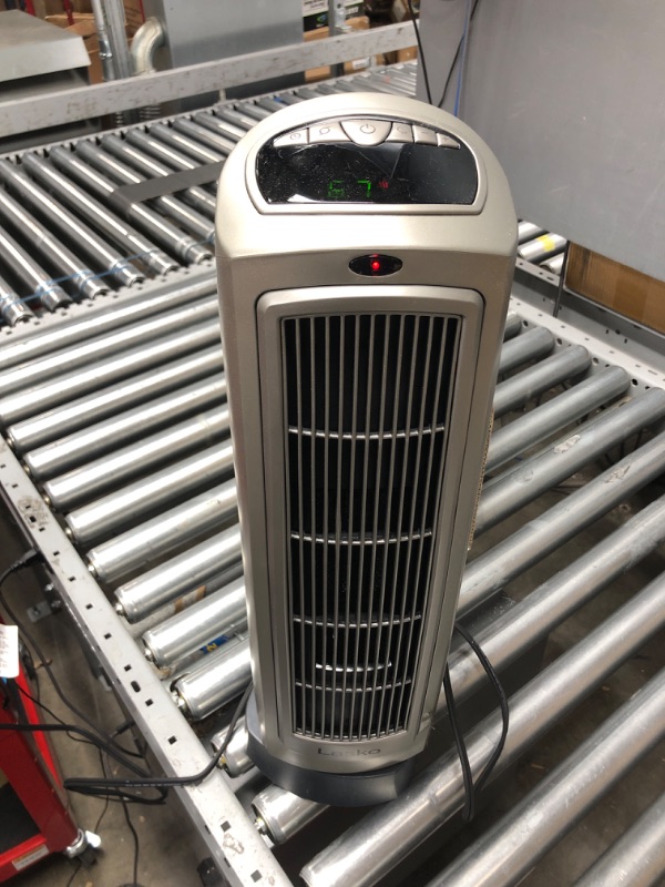 Photo 2 of Lasko 1500W Digital Ceramic Space Heater with Remote, 755320, Silver