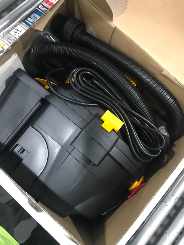 Photo 2 of Shop-Vac 4 Gallon 5.5 Peak HP Wet/Dry Utility Vacuum with SVX2 Motor Technology, 3 in 1 Function Portable Shop Vacuum with Cart, Attachments, 5914000