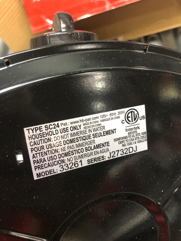 Photo 4 of Hamilton Beach Stay or Go Portable Slow Cooker with Lid Lock, Dishwasher-Safe Crock, 6-Quart, Black 6-Quart Black Slow Cooker