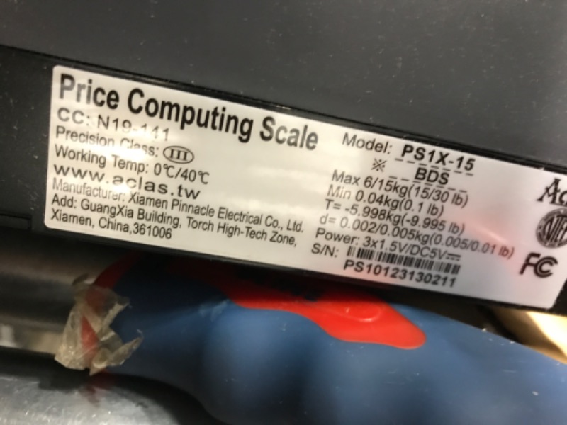 Photo 4 of ACLAS Digital Price Computing Scale NTEP Certified Legal for Trade 30lbs 0.01lb Commercial Retail Scales w/LCD Dual Screen Displays for Food, Meat, Deli, Fruit Market Dry Cell Battery Powered 30 lb