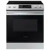 Photo 1 of Samsung
30 in. 6.3 cu. ft. Smart 5-Element Slide-In Electric Range with Air Fry and Convection Oven in Stainless Steel