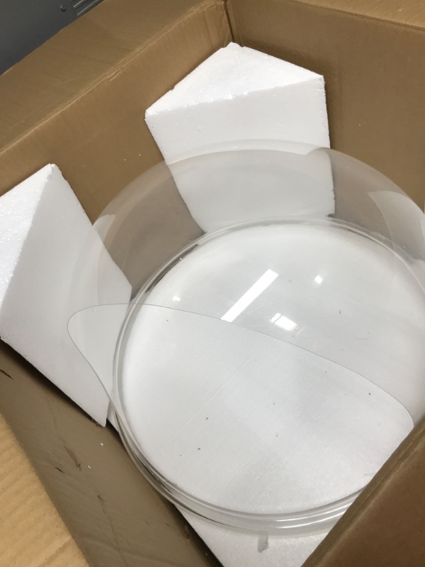 Photo 2 of 
SUPREMETECH Acrylic Dome/Plastic Hemisphere - Clear - 24" Diameter, 1" Flange with No Pre-Drilled Holes
Size:24"