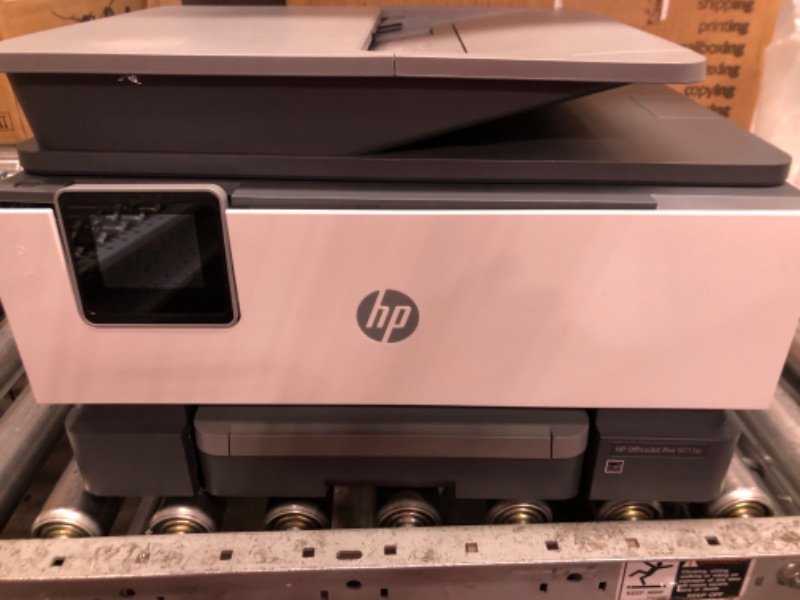 Photo 2 of *****UNABLE TO TEST*****NO POWER CABLE*****
HP OfficeJet Pro 8034e Wireless Color All-in-One Printer with 1 Full Year Instant Ink,White
