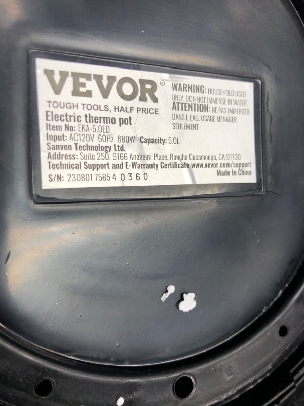 Photo 3 of ******DFAMNAGED IN FRONT*****
VEVOR    HOT WATER DISPENSER