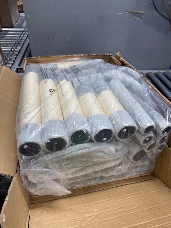 Photo 1 of Kilodor Tall Cat Tree, 75inch Cat Tower Multi Level Condo with Large Hammocks, Scratching Posts,Plush Perches Cat Activity Center Light Gray