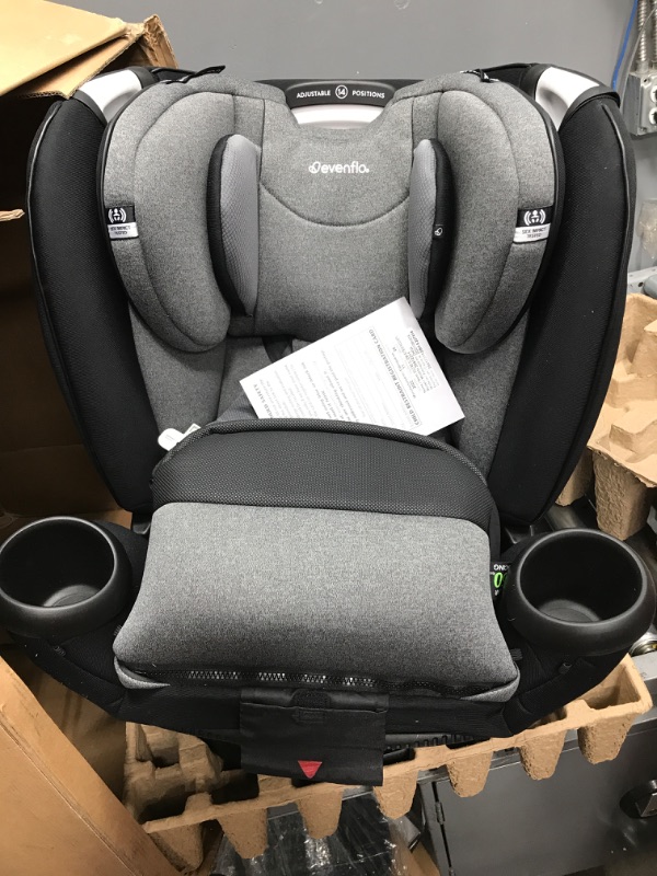 Photo 2 of Evenflo Gold Revolve360 Extend All-in-One Rotational Car Seat with SensorSafe (Moonstone Gray) Gold Revolve Extend Sensorsafe Moonstone Gray