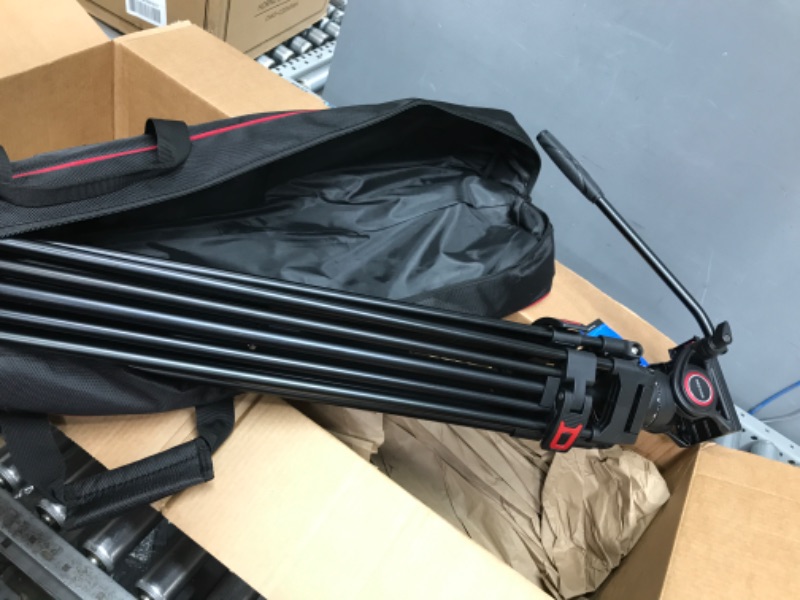 Photo 1 of 
NEEWER 79"/200cm Video Tripod, Heavy Duty Aluminum Alloy Camera Tripod Stand with 360° Fluid Drag Head, QR Plate Compatible with Canon Nikon Sony and...