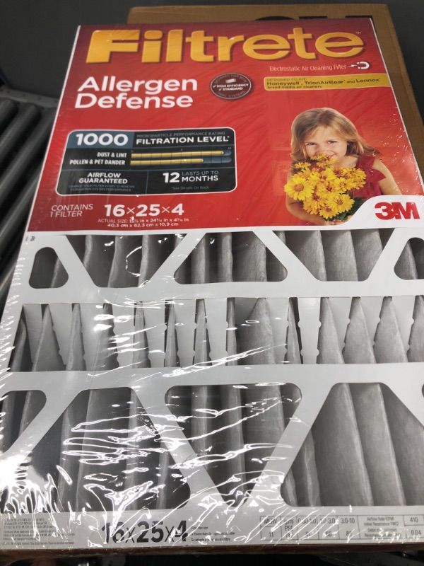 Photo 2 of 3M COMPANY NADP01-4IN-4 Ultra Allergen Filter, 1 Count (Pack of 1)