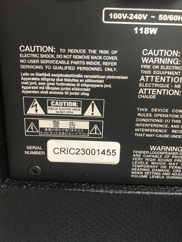 Photo 1 of NONFUNCTIONAL PARTS ONLY************
Fender Rumble Studio 40 Bass Amplifier Studio 40 watt Amp only