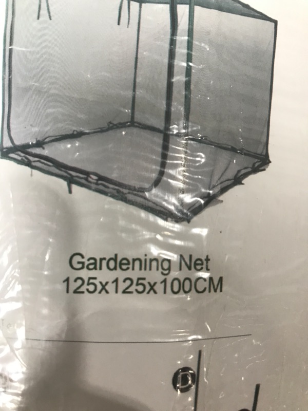 Photo 3 of \Netting Cover 3.3FT Tall Crop Cage Pest Guard Cover for Vegetables Fruits Durable Plant Garden Net with 4 Stakes 