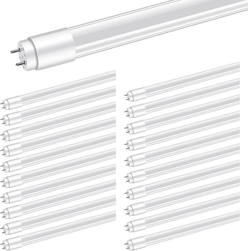 Photo 1 of 
Treela 20 Pack T8 LED Bulbs, 4 Foot Tube Light 17W 5000K 2200LM, 4 Ft Dual Ended Ballast Bypass LED Light, Daylight White, Fluorescent Lights Tube Shop...
Item Package Quantity:20