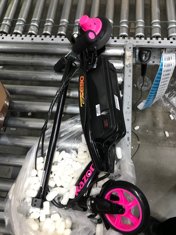 Photo 2 of 
Razor 13111463 Power Core E90 Electric Scooter, Pink