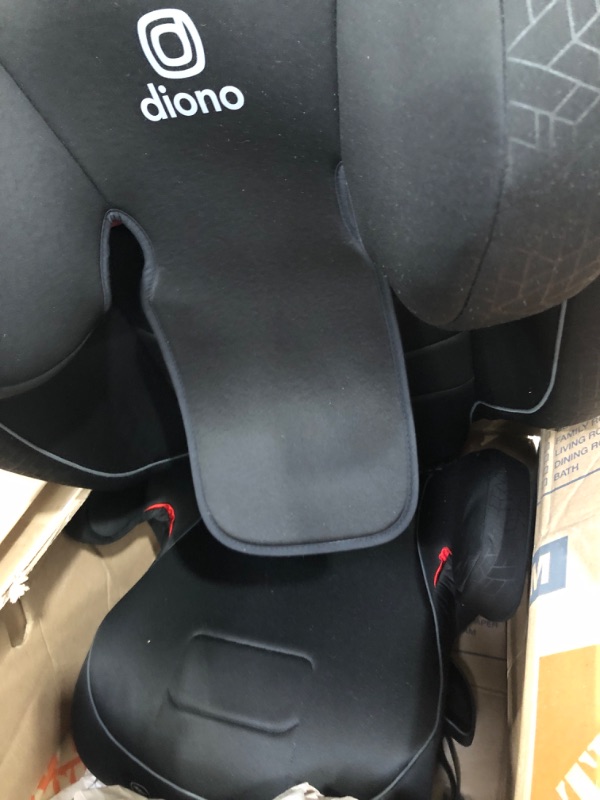 Photo 3 of Diono Radian 3R, 3-in-1 Convertible Car Seat, Rear Facing & Forward Facing, 10 Years 1 Car Seat, Slim Fit 3 Across, Jet Black
