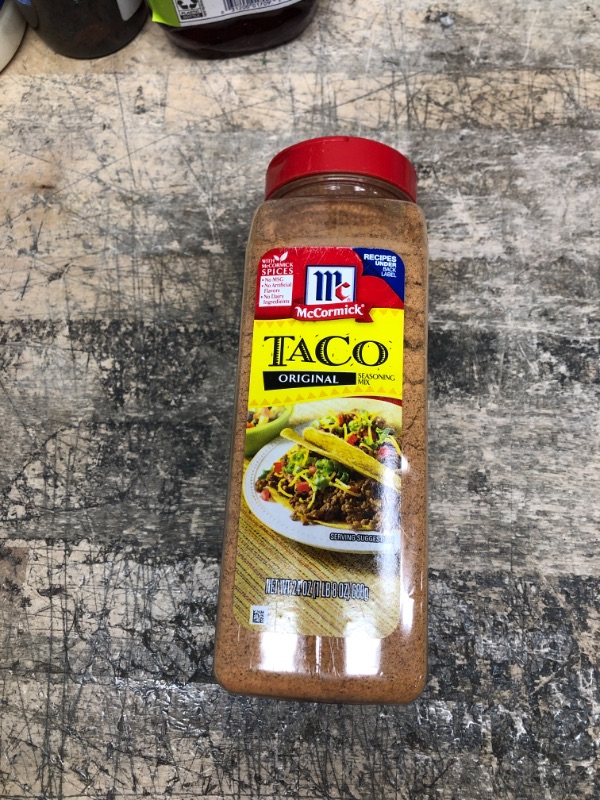 Photo 2 of *7/28/2025* Mccormick Seasoning Mix, Taco, Original - 24 oz