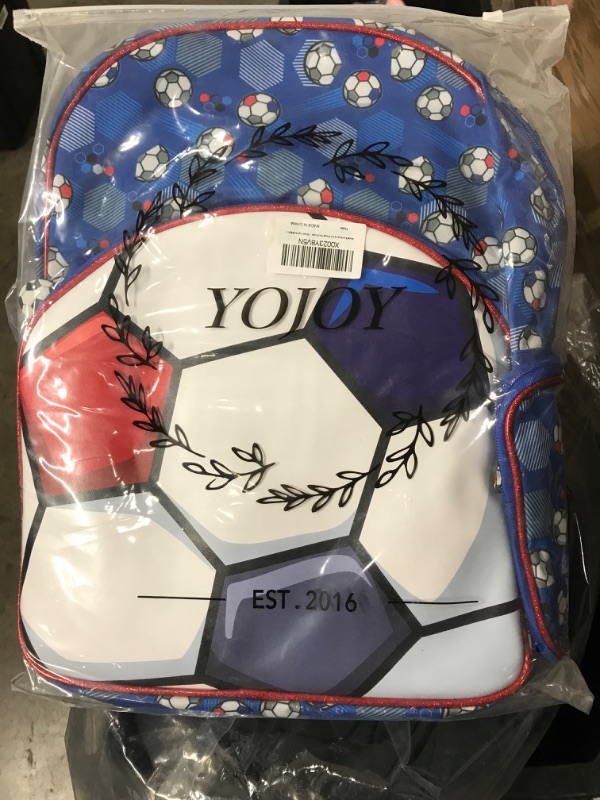 Photo 1 of BACKPACK AND LUNCH BAG SOCCER BALL 