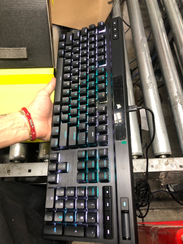 Photo 2 of Corsair K70 RGB PRO Mechanical Gaming Keyboard - Cherry MX Brown Keyswitches - 8,000Hz Hyper-Polling - Durable PBT Double-Shot Keycaps - Magnetic Soft-Touch Palm Rest - Black (QWERTY - NA Layout) K70 RGB PRO MX BROWN (Tactile) 