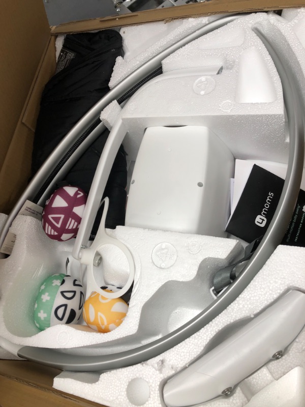 Photo 3 of 4moms MamaRoo Multi-Motion Baby Swing, Bluetooth Enabled with 5 Unique Motions, Black