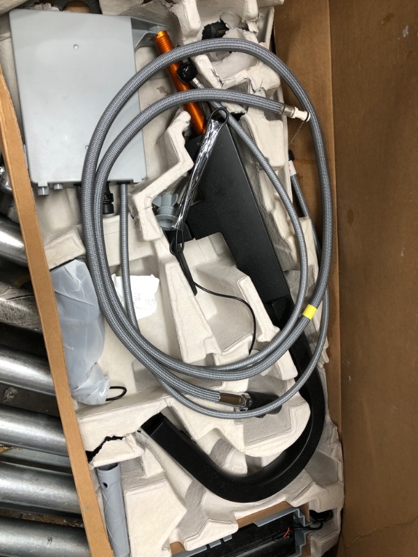 Photo 2 of ***NOT FUNCTIONAL - FOR PARTS - NONREFUNDABLE - SEE COMMENTS***
Moen Nio Matte Black Smart Faucet Touchless Pull-Down Sprayer Kitchen Faucet, S75005EV2BL
