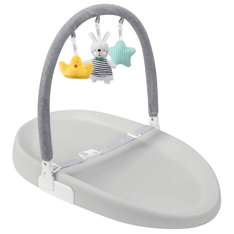 Photo 1 of Papablic Baby Changing Pad, Waterproof & Non-Slip, Includes Washable Cover, Safety Strap for Standard Dresser, Changing Table, Bed, Sofa