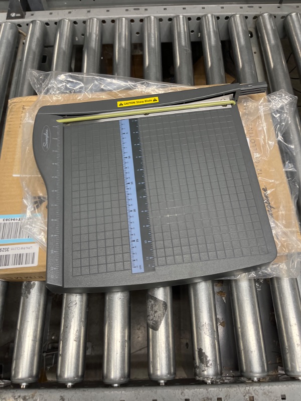 Photo 1 of Swingline Paper Cutter, Guillotine Trimmer, 12" Cut Length, 10 Sheet Capacity, ClassicCut Lite (9312)