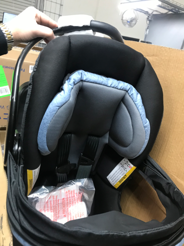 Photo 2 of Baby Trend Secure Snap Tech 35 Infant Car Seat, Chambray , 16.5x16.25x28.5 Inch (Pack of 1)