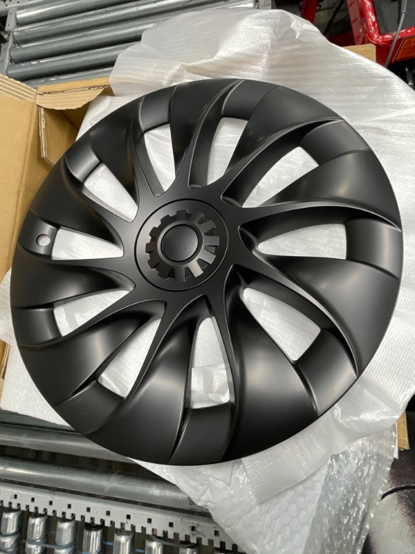 Photo 1 of A set of Matt black rims 