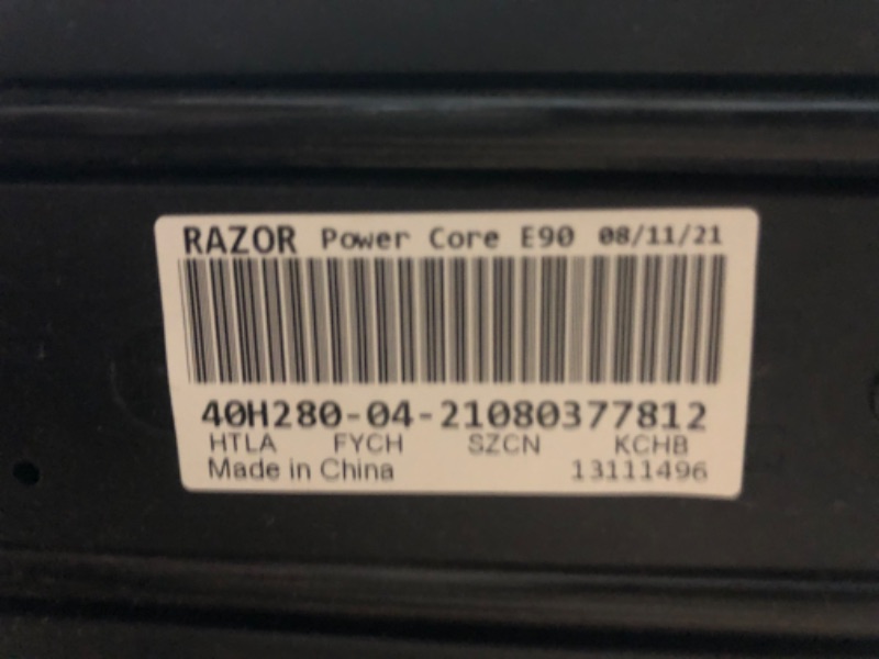 Photo 4 of **NON-REFUNDABLE-SEE COMMENTS**
Razor Power Core E90 Electric Scooter