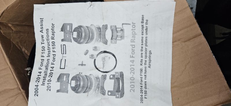 Photo 4 of (LOOSE HARDWARE) 2004-2014 Ford F150 Tow Assist  Installation Instructions (2010-2014 Ford F150 Raptor) 