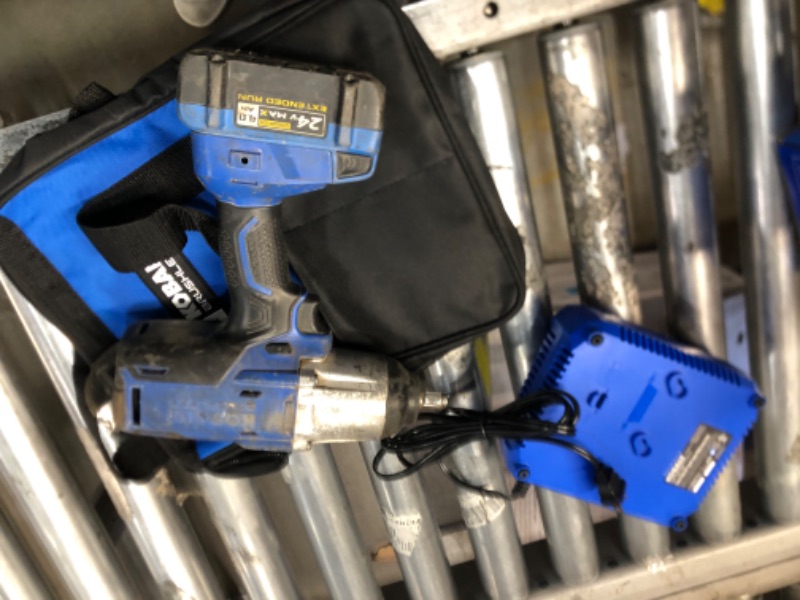 Photo 4 of *DOES NOT FUNCTION**Kobalt XTR 24-volt Max Variable Speed Brushless 1/2-in Drive Cordless Impact Wrench (Battery Included)
