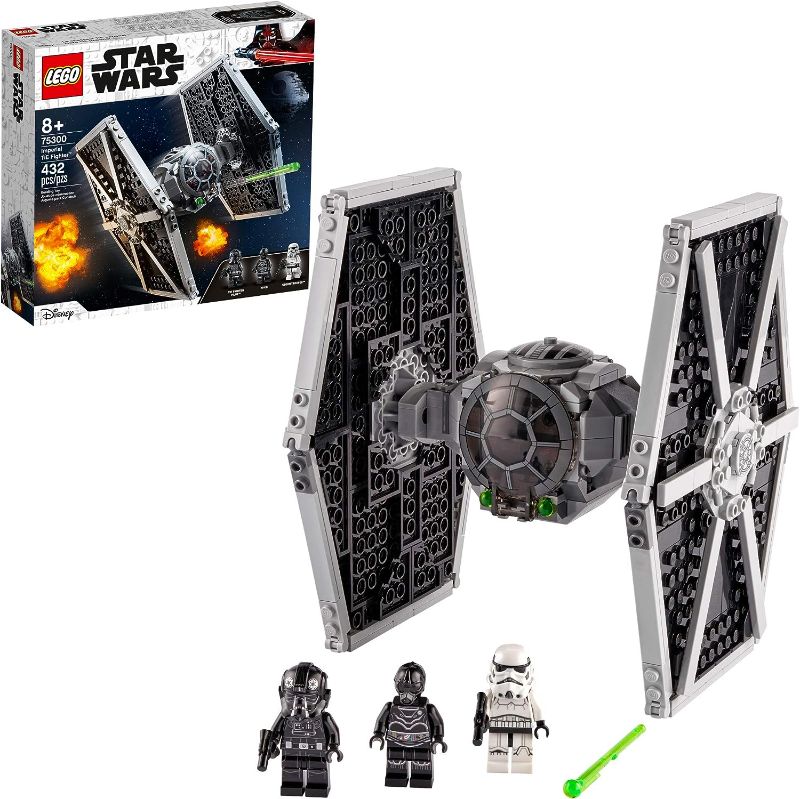 Photo 1 of 
Lego Star Wars Imperial TIE Fighter 75300 Building Toy with Stormtrooper and Pilot Minifigures from The Skywalker Saga For 8+ Years