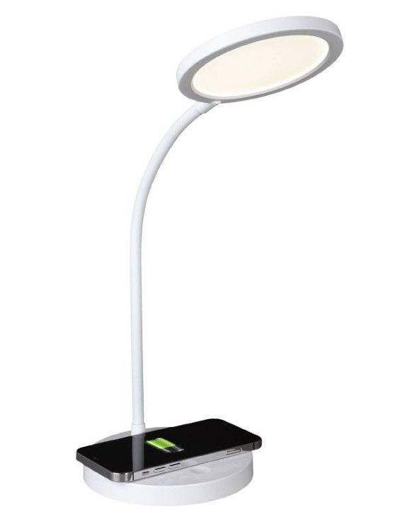 Photo 1 of LED Ryan Wireless Charging Desk Lamp - OttLite