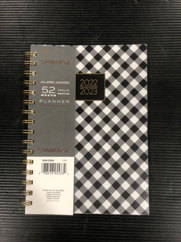 Photo 2 of 2022-23 Academic Planner Weekly/Monthly 5.5"x8.5" Pepper - Cambridge