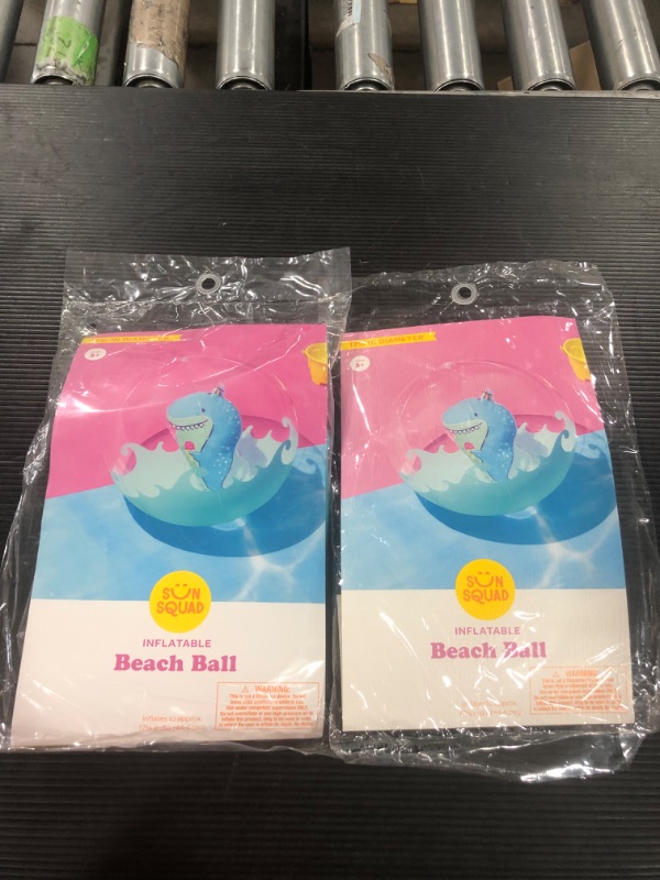 Photo 1 of 17.5 Beach Ball Shark - Sun Squad Qty 2