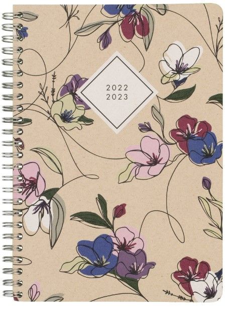 Photo 1 of Cambridge GreenPath Academic 2022-2023 Weekly Monthly Planner, Floral, Small, 5 1/2" x 8 1/2"