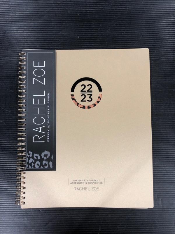Photo 1 of 22-23 Rachel Zoe Planner with Notes Pages Weekly/Monthly 5.875"x8.625"