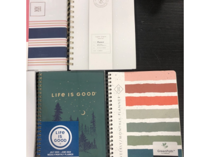 Photo 2 of Box Slot Monthly/Weekly Planners Various Colors and Styles 