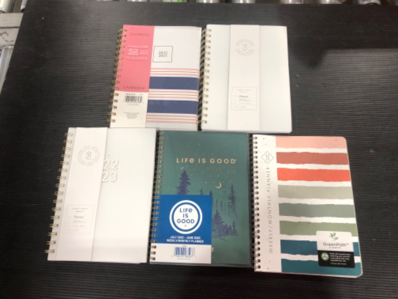 Photo 1 of Box Slot Monthly/Weekly Planners Various Colors and Styles 