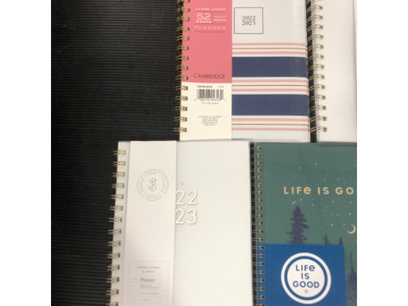 Photo 3 of Box Slot Monthly/Weekly Planners Various Colors and Styles 