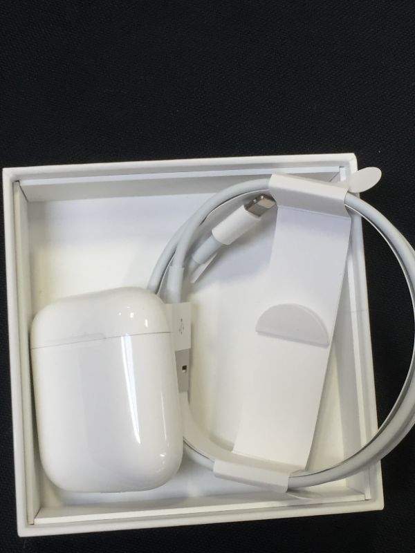 Photo 1 of Apple AirPods True Wireless Bluetooth Headphones (2nd Generation) with Charging Case