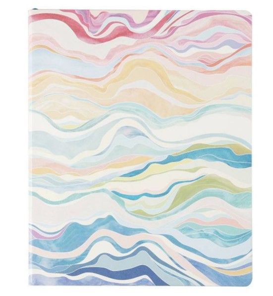 Photo 1 of Undated 12 Month Teacher Lesson Planner Softbound 8"x10" Colorful Layers - erin condren